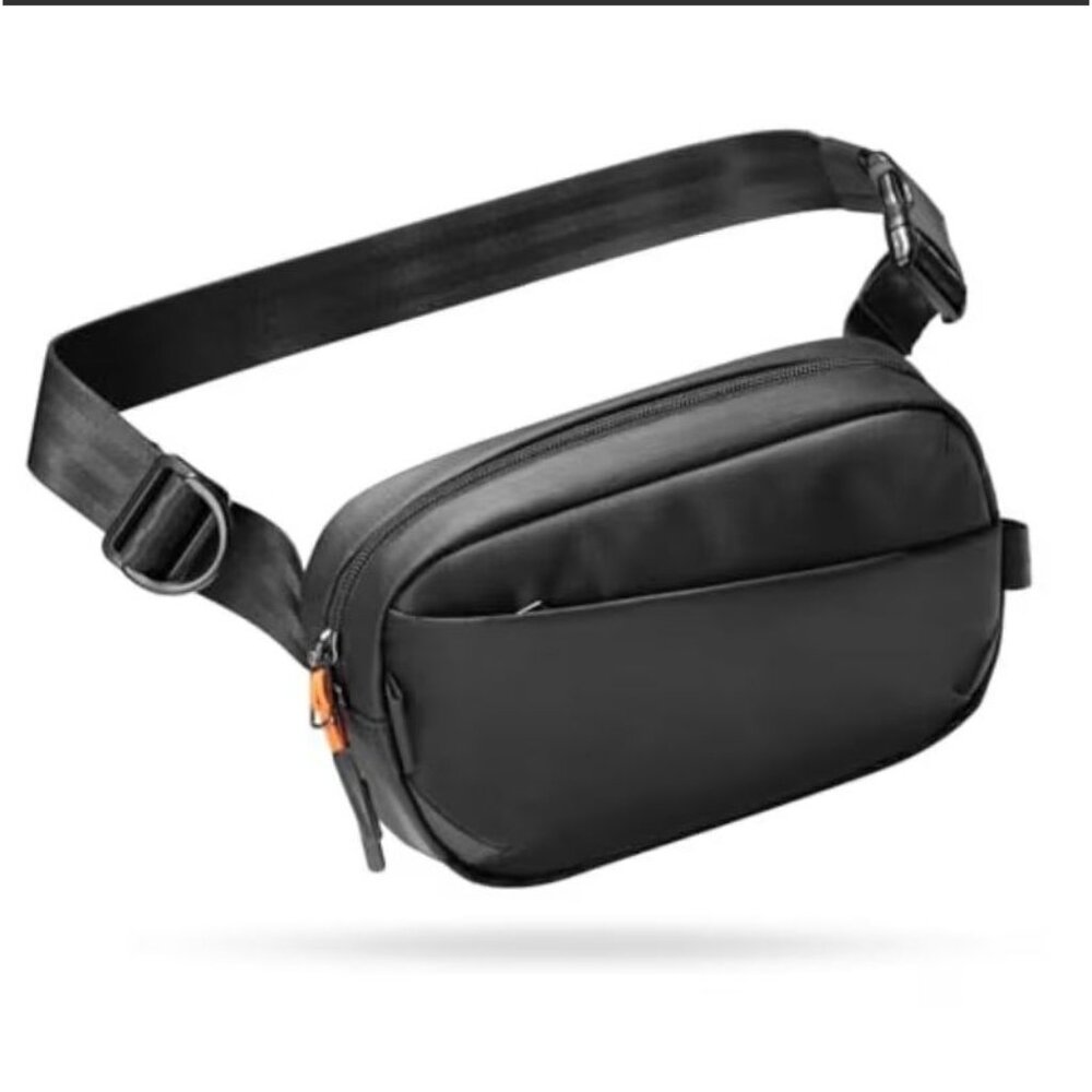 Inateck Sling Bag X, Multi-pocket Crossbody Shoulder Chest Bag Black